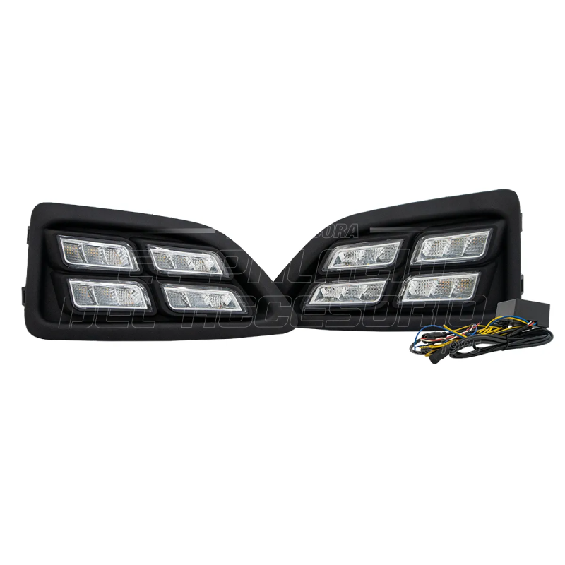 NEBLINERO GUARDACHOQUE HYUNDAI ACCENT VERNA 2019-2022 LED DIURNA PAR